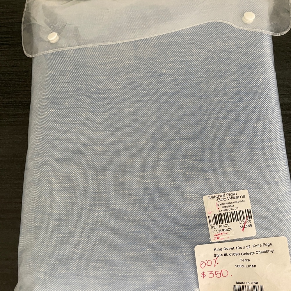 Mitchell Gold + Bob Williams king duvet